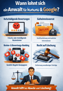 Anonyme Kununu-Bewertungen » gerichtlich bekämpfen erfolgreich